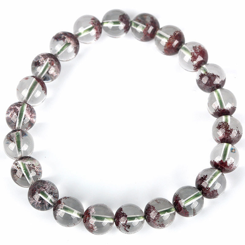 Natural Red Phantom Bracelet Crystal Clean Treasure Bowl Red Phantom Phantom Crystal DIY Wholesale Crystal Jewelry